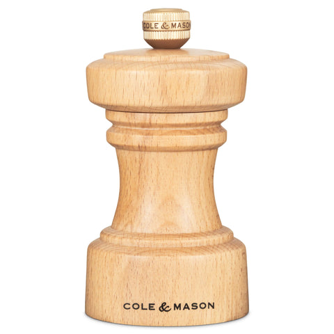 Hoxton Natural Beech Pepper Mill 10.4cm