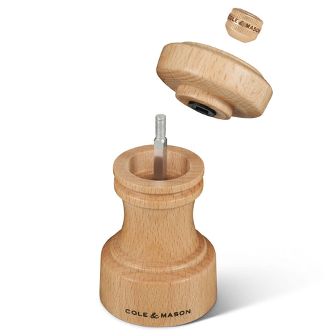 Hoxton Natural Beech Pepper Mill 10.4cm