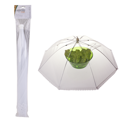 76Cm Nylon Net Food Cover White