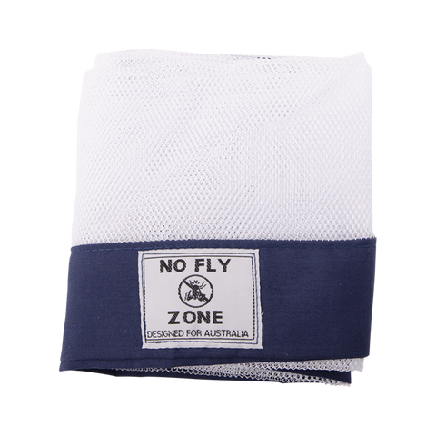 'No Fly Zone' Table-Throw Food Cover Navy