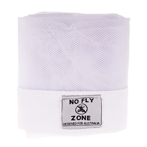 No Fly Zone Table-Throw Food Cover White