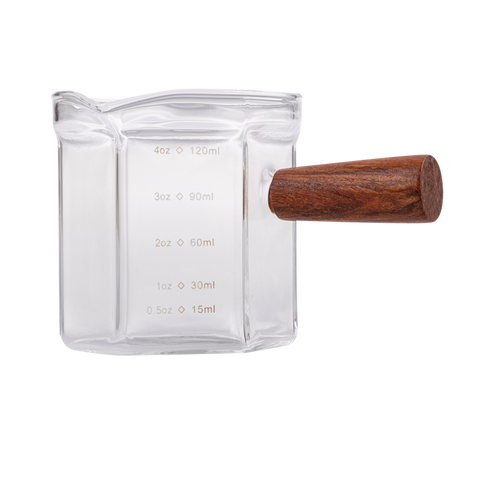 Espresso Shot Glass with Wood Handle 120ml