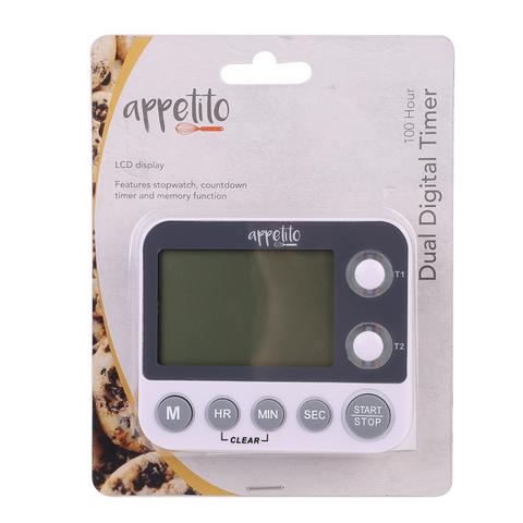 Dual Digital Timer 100 Hours