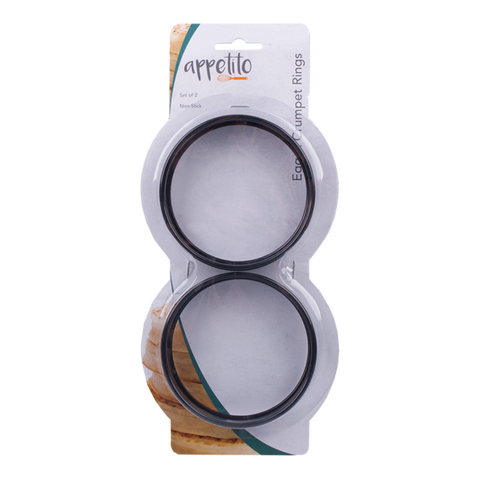 Non-Stick Egg & Crumpet Rings Set 2