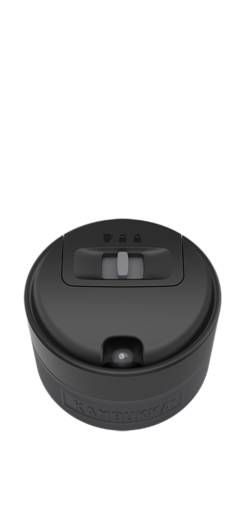 Etna Grip 3-in-1 Snapclean 500ml Travel Mug Black Steel
