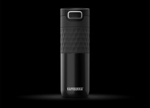 Etna Grip 3-in-1 Snapclean 500ml Travel Mug Black Steel