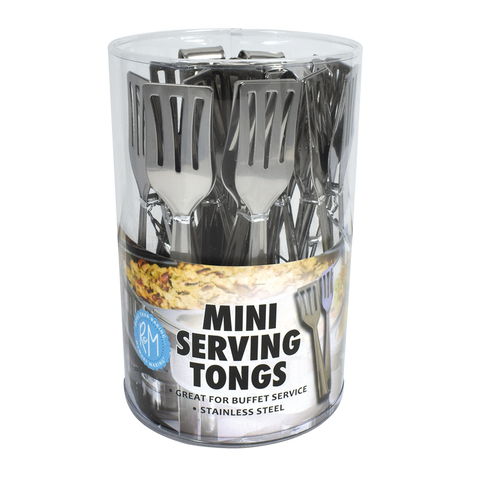 Stainless Steel Mini Serving Tongs