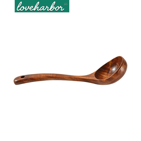 Loveharbor Wooden Soup Ladle