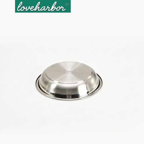 Loveharbor Stainless Steel Round Plate