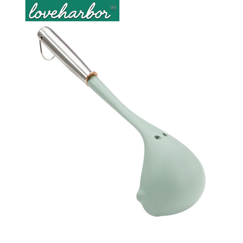 Loveharbor Premium Silicone Soup Ladle