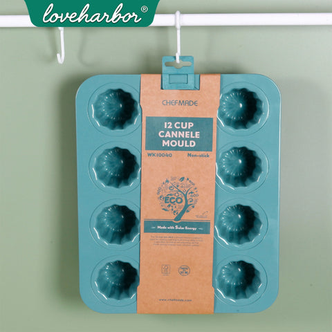 Loveharbor Green Earth Non-Stick Cannele Mould