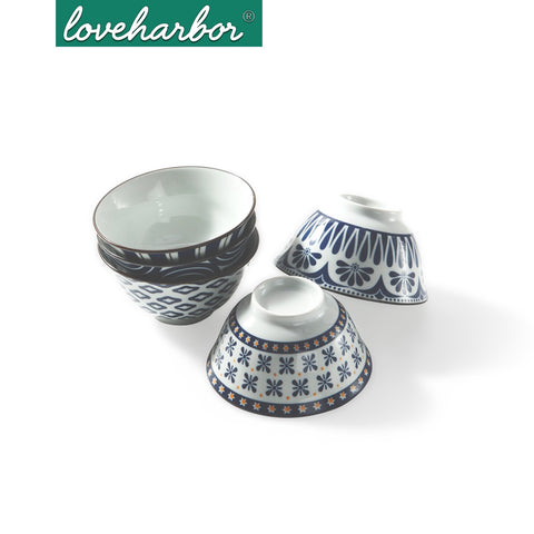 Loveharbor Ceramic Soup Bowls Set Set Of 5