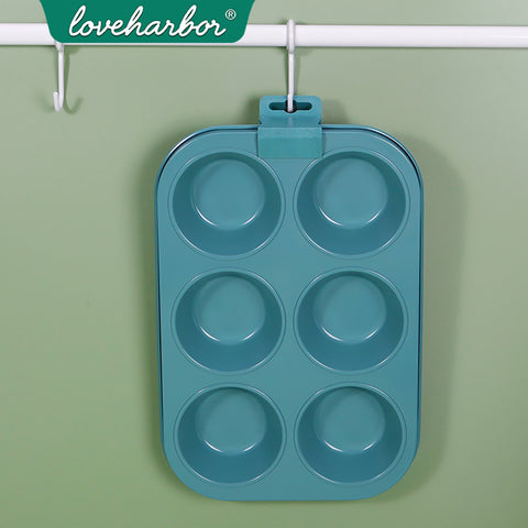 Loveharbor Green Earth Non-Stick Muffin Pan