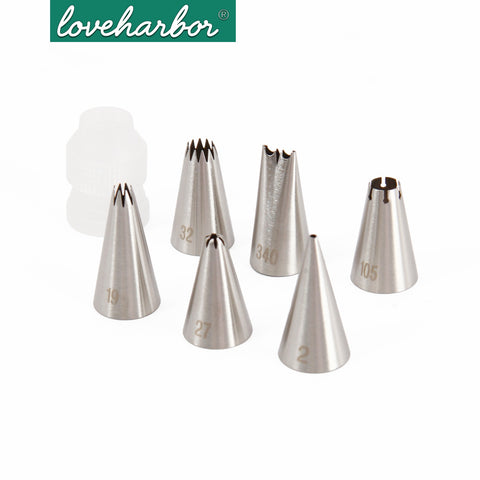 Loveharbor Ss304 Tips Set With Icing Bag