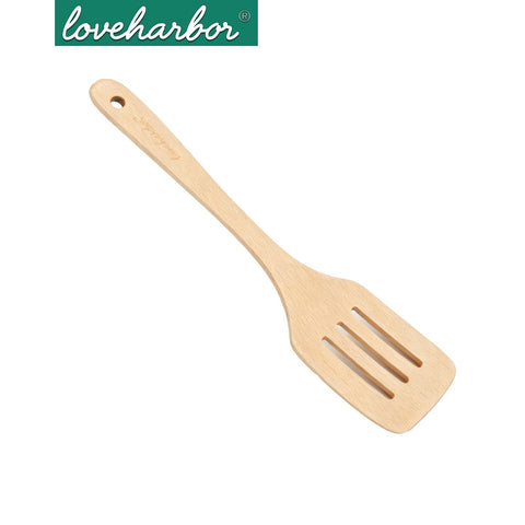 Loveharbor Wooden Slotted Turner