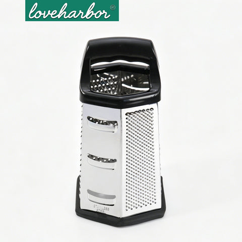 Loveharbor 6 Sided Stainless Steel Box Grater