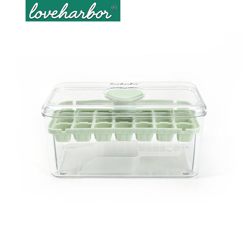 Loveharbor Ice Cube Mold With 28 Cubes