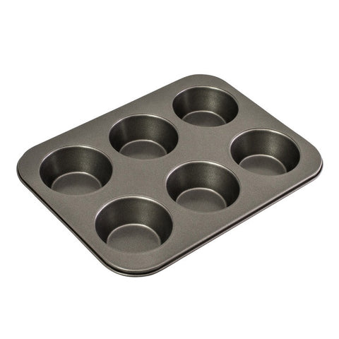 6 Cup Non-Stick Large Muffin Pan 35x26cm
