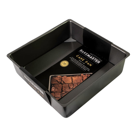 Loose Base Square Deep Cake Pan 25 x 25 x 8cm - Non-Stick