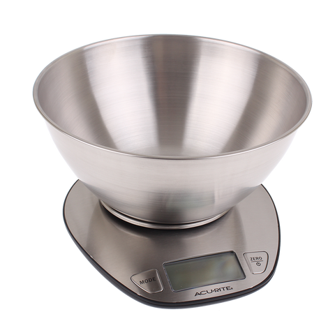 Stainless Steel Digital Scale With Bowl 1g/5kg