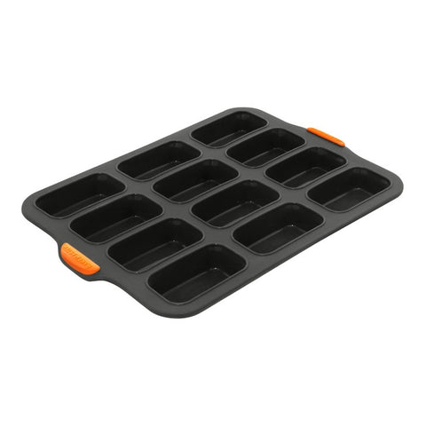Silicone 12 Cup Mini Loaf Pan 35.5X24.5Cm (9X5X2.5Cm)