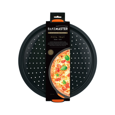 Silicone Large Pizza Tray, 32cm - Grey