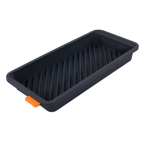 Medium Grill Divider Tray, 28 x 13 x 3.5cm - Grey