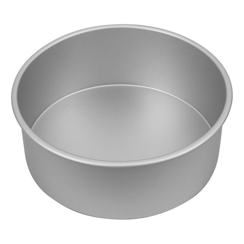 Silver Anodised Round Deep Cake Pan 25 X 10cm
