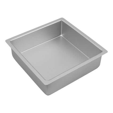 Silver Anodised Square Cake Pan - 5 Sizes