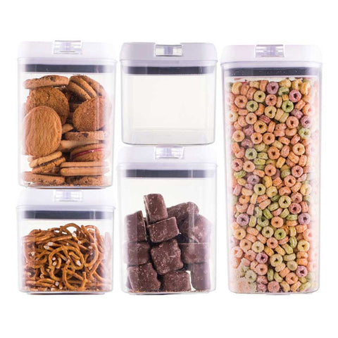 Flip Top Storage Container 5 Piece Set