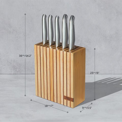 Pro Wood Knife Block Set 7 Pieces
