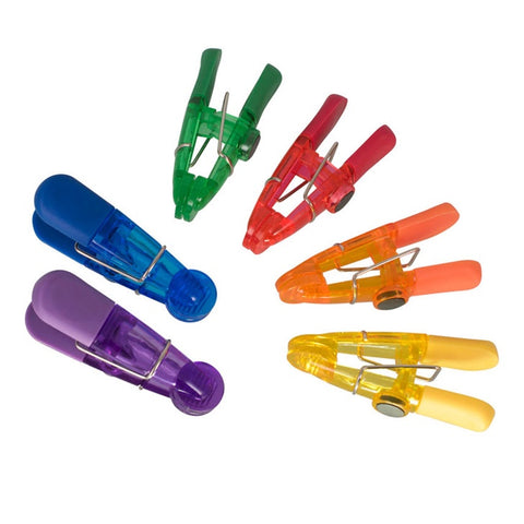 Multi-Purpose Magnetic Bag Clips - Set Of 6