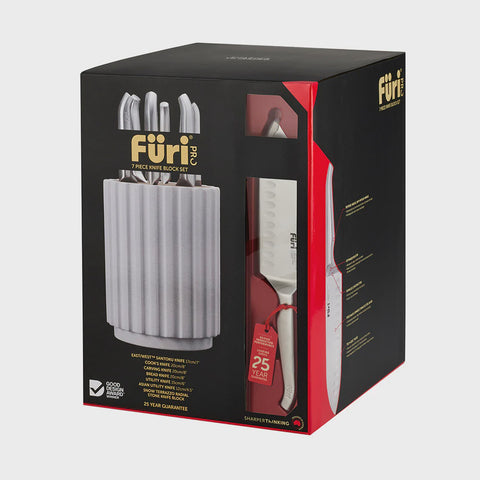 Pro Radial Block Snow Terrazzo 7 Piece