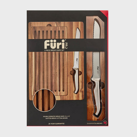Pro Bread Knife and Board Set