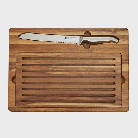 Pro Bread Knife and Board Set