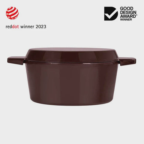 Cast Iron French Oven Bordeaux 24cm
