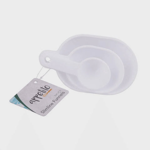Slimline Funnels Set 3 - White