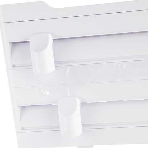 Wall Mount Kitchen Roll Dispenser - White