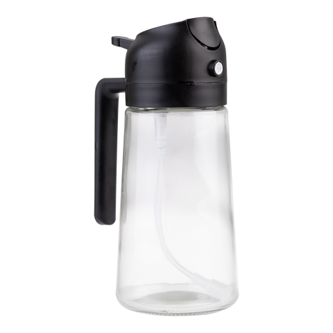 Dual Function Oil Sprayer & Pourer - Black