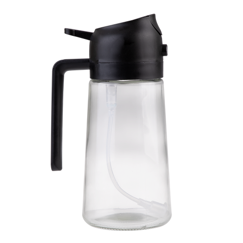 Dual Function Oil Sprayer & Pourer - Black