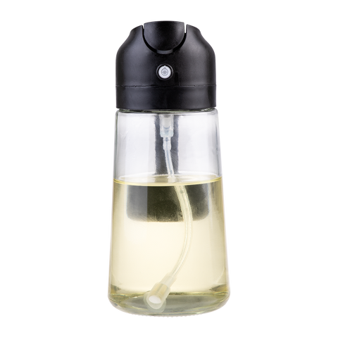 Dual Function Oil Sprayer & Pourer - Black