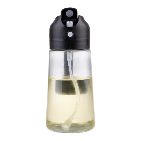 Dual Function Oil Sprayer & Pourer - Black