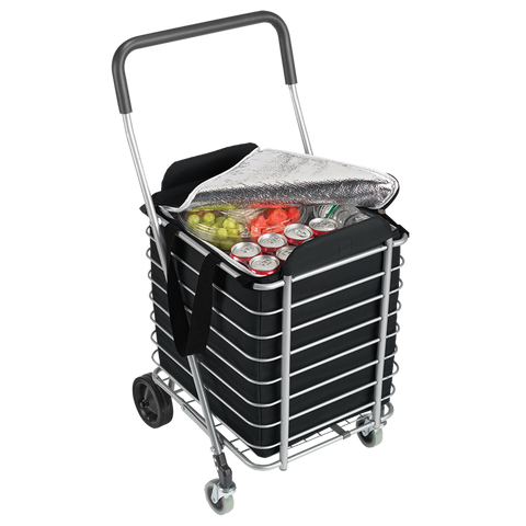 Shop & Go Shopping Cart Insulated Bag - Black