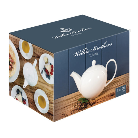 Teapot 1 Litre - New Bone