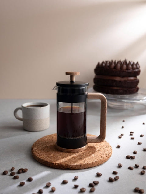 Coffee Plunger 350ml 3 Cup Black