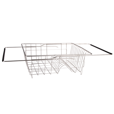 Stainless Steel Expandable In-Sink Dish Rack 35cm X 30cm X 12.7cm