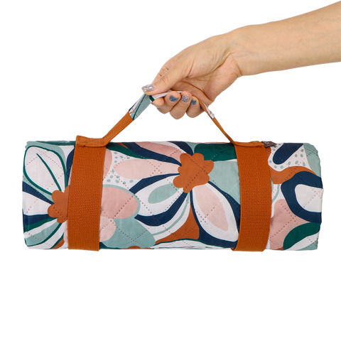 Picnic Rug - Desert Floral 175 X 142Cm