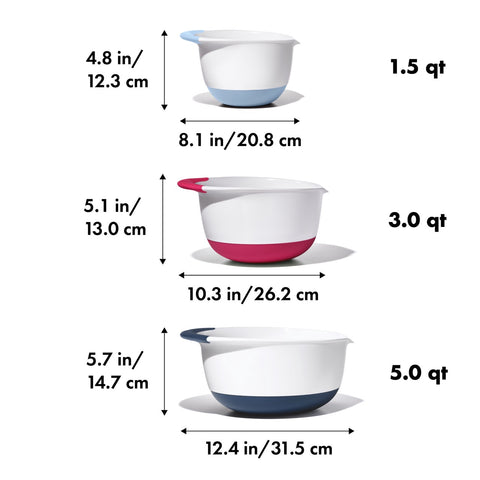 3-Piece Mixing Bowl Set
