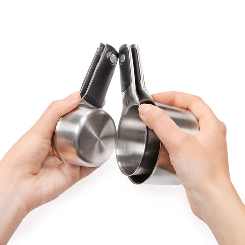 Good Grips 4 Piece Stainless Steel Measuring Cup Set