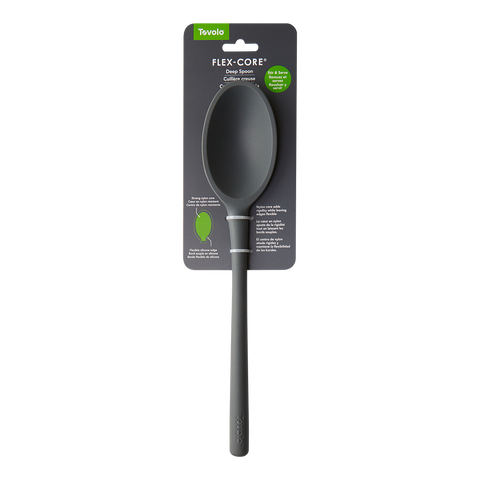 'Flex-Core' All Silicone Deep Spoon - Charcoal